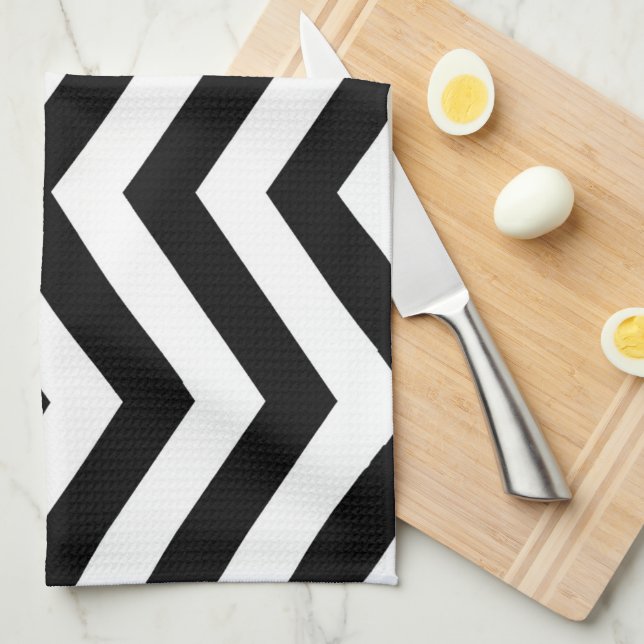 Linge De Cuisine Chevron (Quart Plié)