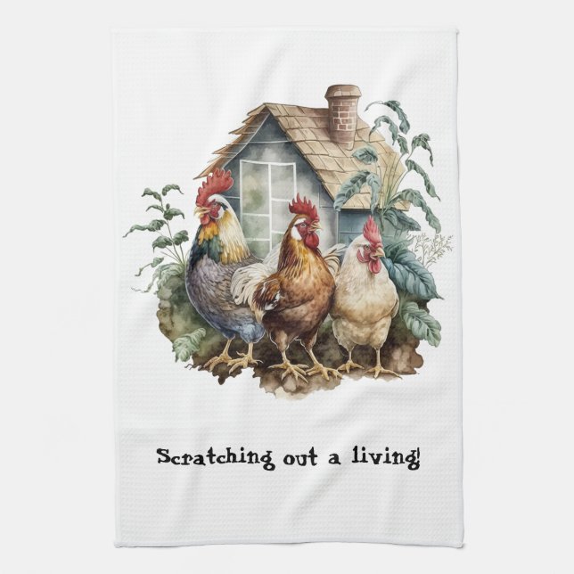 Linge De Cuisine Chicken House (Vertical)