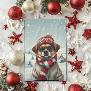 Linge De Cuisine Chien cool dans l'hiver de la préppie Attire et hi