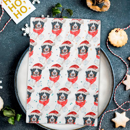 Linge De Cuisine Chien de montagne bernois de Noël