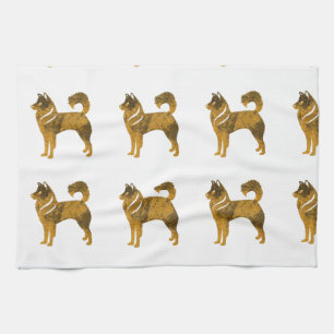 Linge De Cuisine Chien d'or Towel Husky
