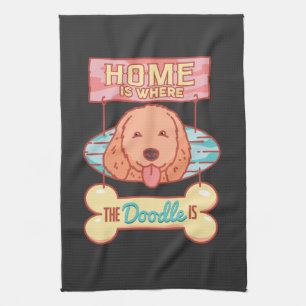 Linge De Cuisine Chien Goldendoodle