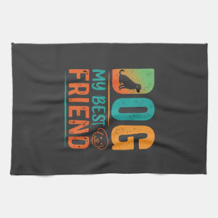 Linge De Cuisine Chien Mon Meilleur Ami Design Rétro