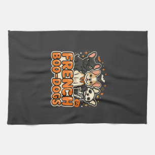 Linge De Cuisine Chiens Boo français Halloween French Bulldog Desig