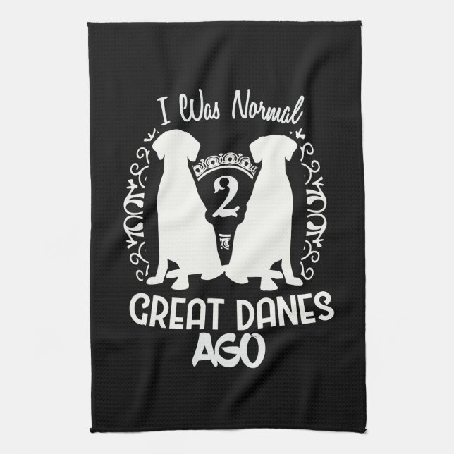 Linge De Cuisine Chiens - Grands Danois (Vertical)