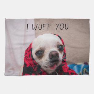 Linge De Cuisine Chihuahua mignon Je vous jure que vous aimez Valen