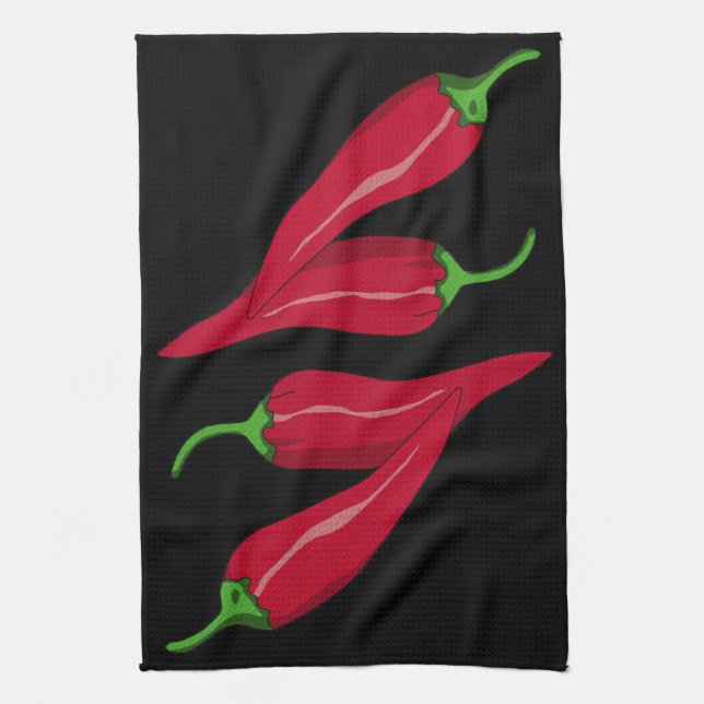 Linge De Cuisine Chillies (Vertical)