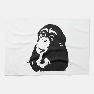 Linge De Cuisine Chimpanzé Pop Art Thinking