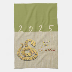 Linge De Cuisine Chinois Snake Année 2025 choisir la couleur KT2