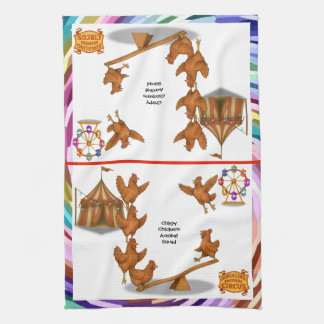 Linge De Cuisine Chirpy Chickens acrobat squad