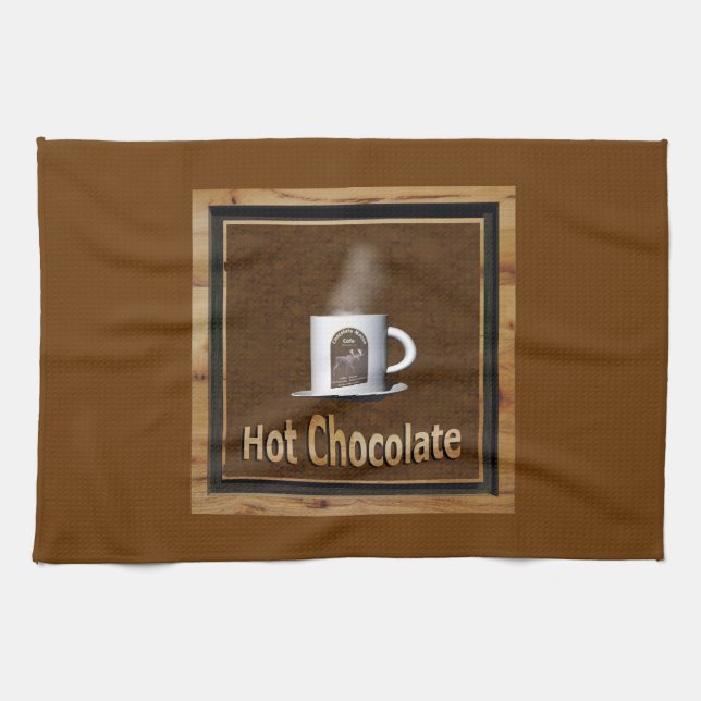 Linge De Cuisine Chocolat chaud (Horizontal)