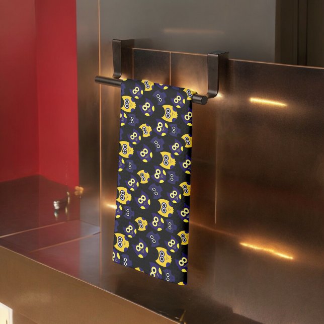 Linge De Cuisine Chouette noire (Kitchen Towel)