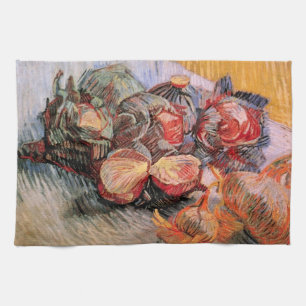Linge De Cuisine Choux rouges et oignons par Vincent van Gogh