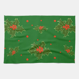 Linge De Cuisine Christmas Holly