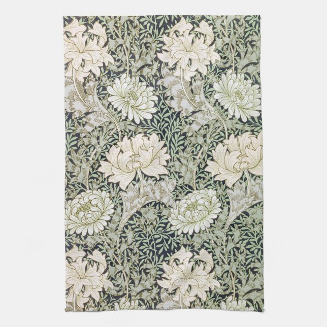 Linge De Cuisine Chrysanthemum, William Morris (Vertical)