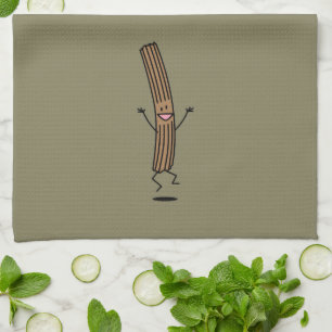 Linge De Cuisine Churro sautant encourageant