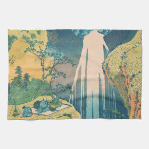 Linge De Cuisine Chutes d'Amida d'Hokusai Japon Cascade