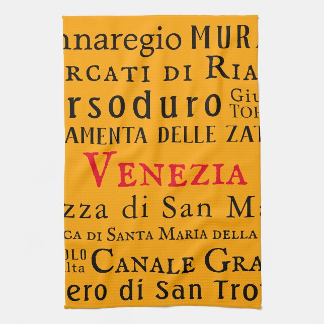 Linge De Cuisine Ciao Venezia ! (Vertical)