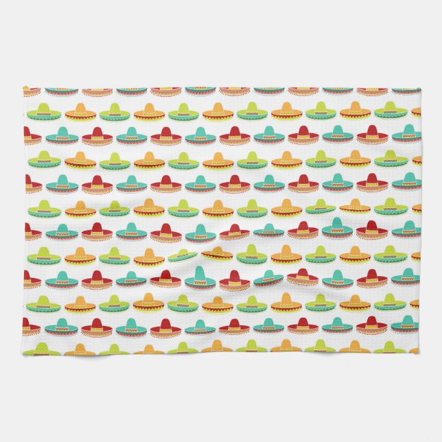 Linge De Cuisine Cinco de Mayo Sombrero Mariachi Culture mexicaine (Horizontal)