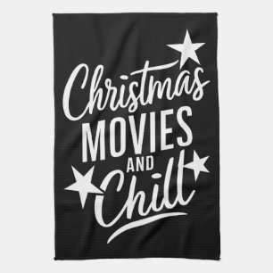 Linge De Cuisine Cinéma De Noël Et Cadeau De Famille De Fête