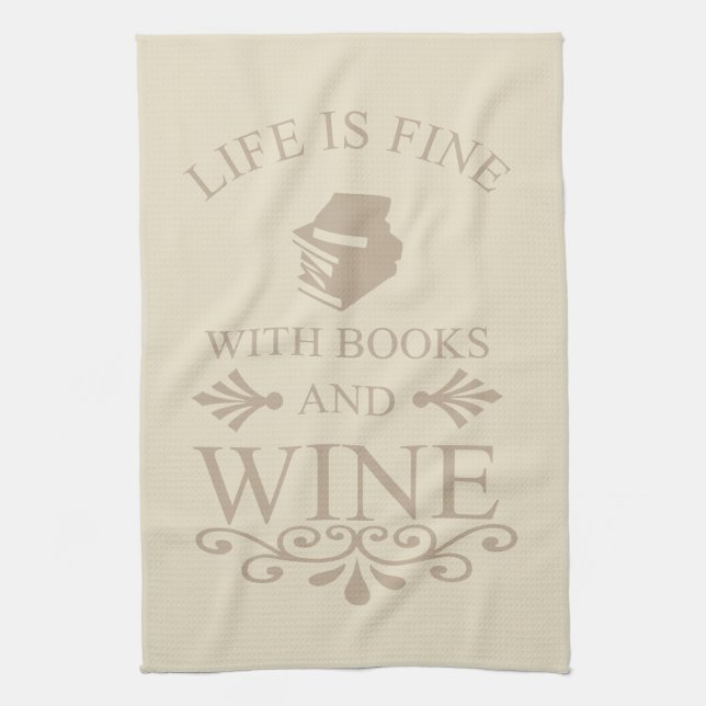 Linge De Cuisine citation amusante pour les livres et les amateurs  (Vertical)