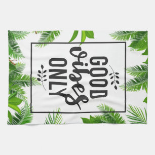 Linge De Cuisine Citation de bonheur Bonne ambiance seulement