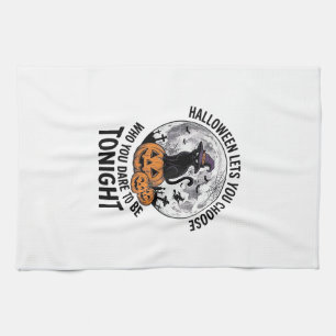 Linge De Cuisine Citation de chat Halloween Citrouille Sombre Sorci