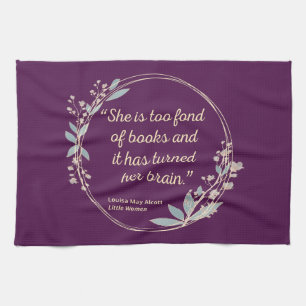 Linge De Cuisine Citation de Little Women II - Style mignon