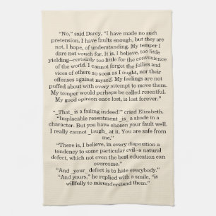 Linge De Cuisine Citation de livre personnalisée Texte Fierté et pr