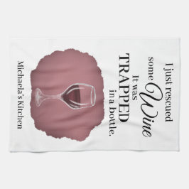 Linge De Cuisine Citation de vin drôle Humour mignonne