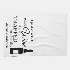 Linge De Cuisine Citation de vin drôle Humour mignonne