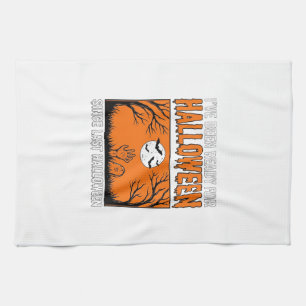 Linge De Cuisine Citation Halloween J'étais Prêt Depuis Le Dernier