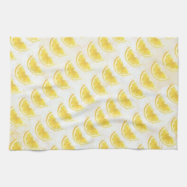 Linge De Cuisine Citron (Horizontal)