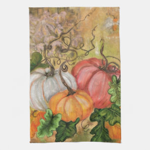 Linge De Cuisine Citrouille - Aquarelle