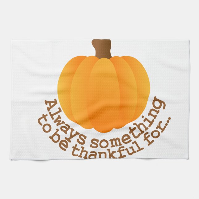 Linge De Cuisine Citrouille de thanksgiving (Horizontal)