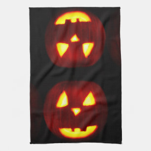 LINGE DE CUISINE CITROUILLE HALLOWEEN TRADITIONNEL