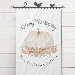 Linge De Cuisine Citrouille Thanksgiving