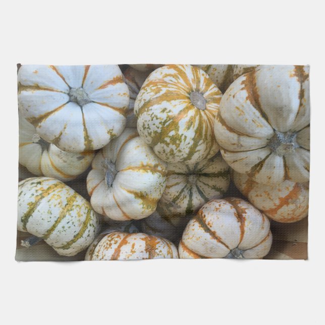 Linge De Cuisine Citrouilles de chute (Horizontal)