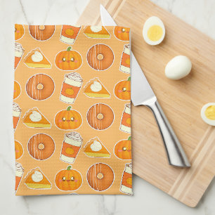 Linge De Cuisine Citrouilles de saison automnale