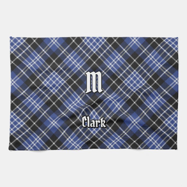 Linge De Cuisine Clan Clark Tartan (Horizontal)