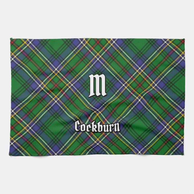 Linge De Cuisine Clan Cockburn Tartan (Horizontal)