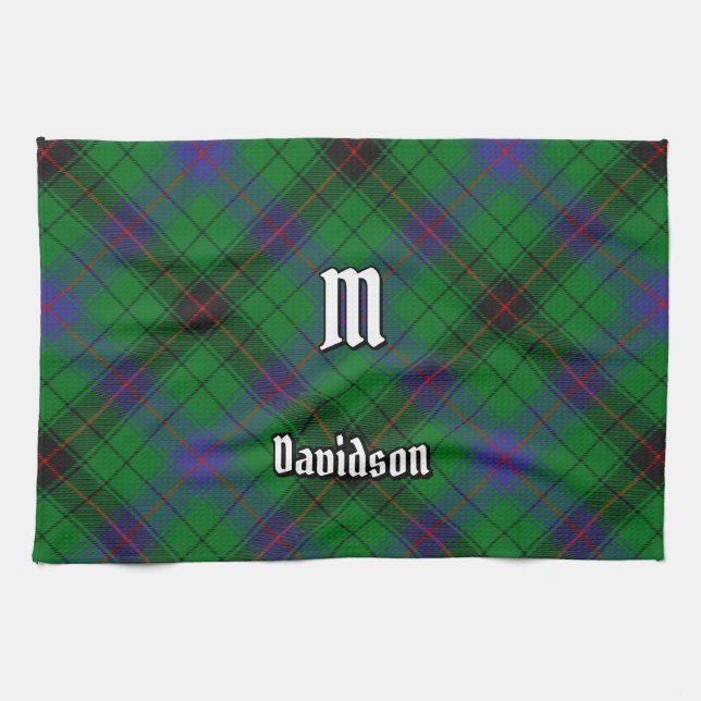 Linge De Cuisine Clan Davidson Tartan (Horizontal)