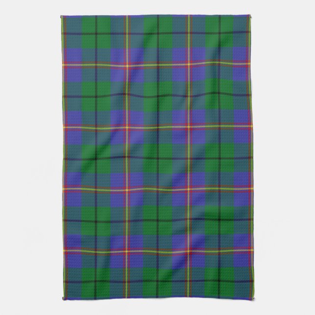 Linge De Cuisine Clan écossais Carmichael Tartan Plaid (Vertical)