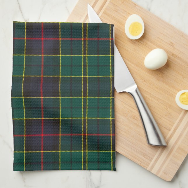 Linge De Cuisine Clan Forsyth Tartan Plaid (Quart Plié)