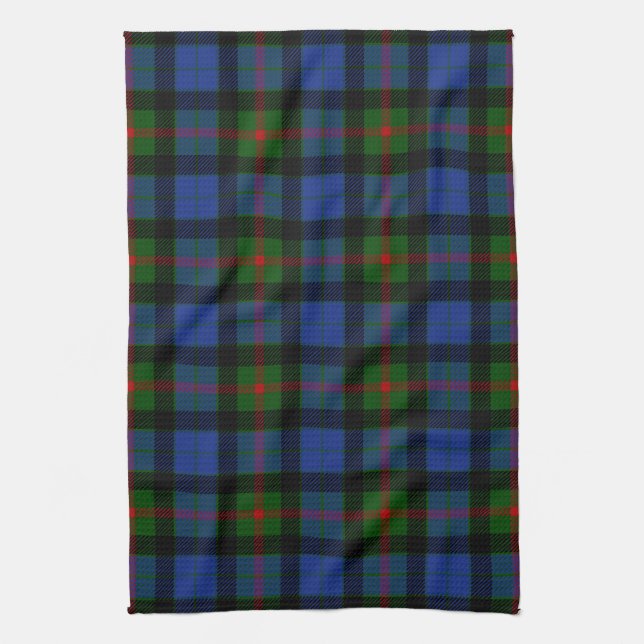 Linge De Cuisine Clan Gunn Tartan Plaid (Vertical)