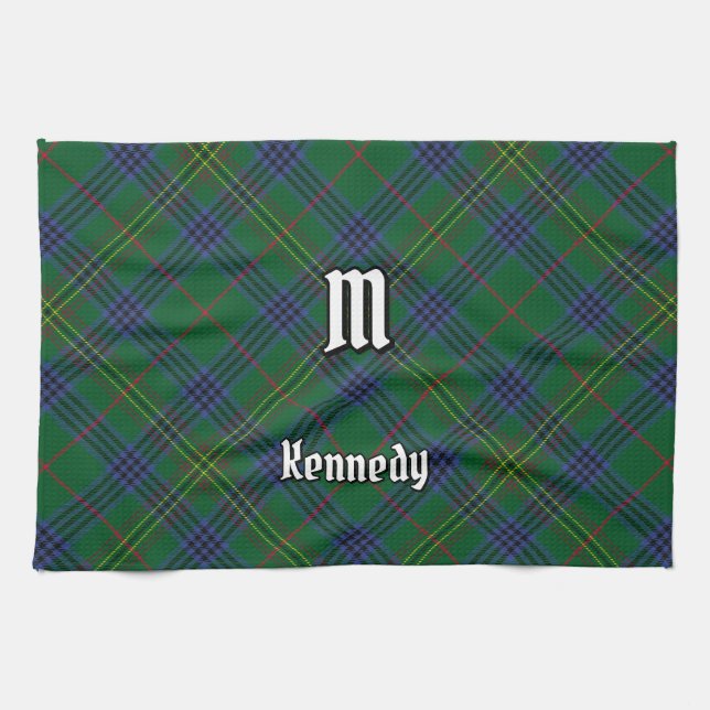 Linge De Cuisine Clan Kennedy Tartan (Horizontal)