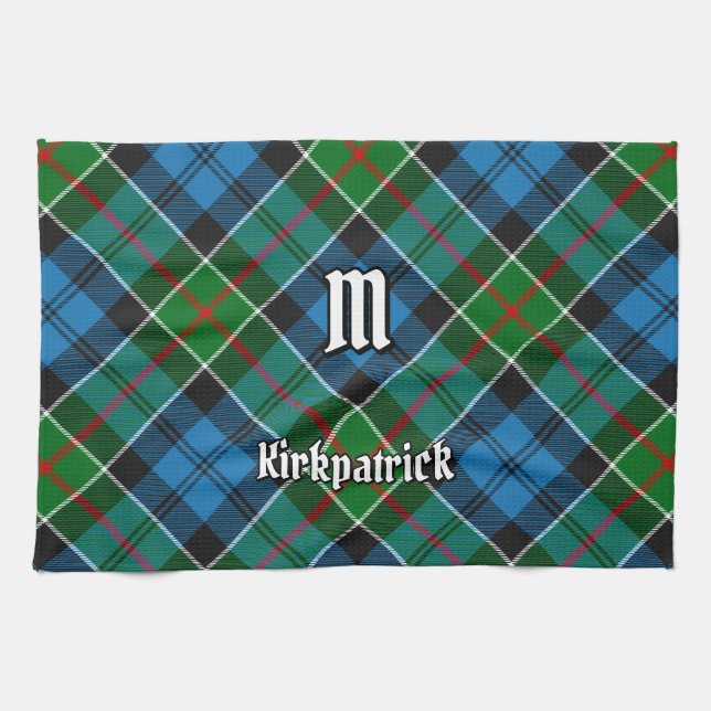 Linge De Cuisine Clan Kirkpatrick Tartan (Horizontal)