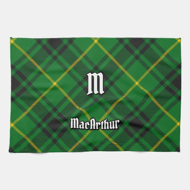 Linge De Cuisine Clan MacArthur Tartan (Horizontal)