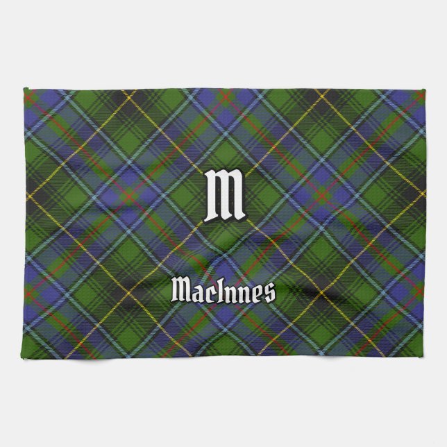 Linge De Cuisine Clan MacInnes Tartan (Horizontal)
