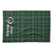 Clan Mackay Crest Badge & Tartan personnalisable